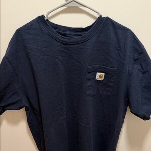 Carhartt Men's Dark Blue Short Sleeve Tee